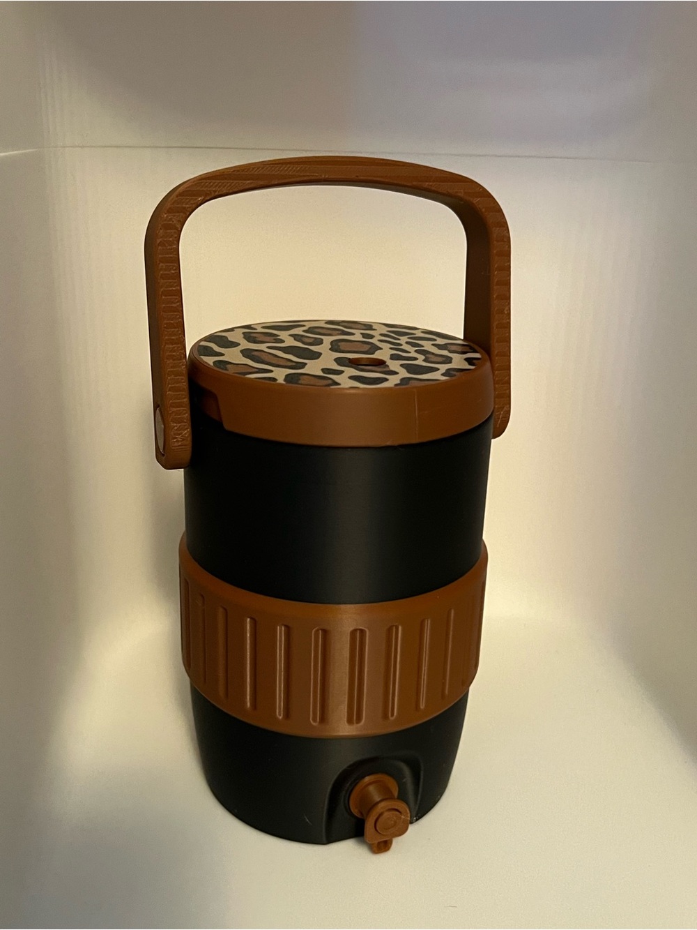 Custom Design - Leopard Theme Cooler Can Holder 12 oz by 3d print